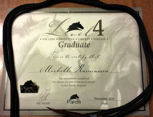 Michelle Rasmussen graduate of the Level 4 Pareli